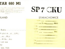 QSL SP7CKU rewers pocztówki